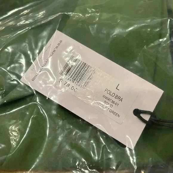 WeWoreWhat Polo Bra in Court Green - Picture 6 of 6